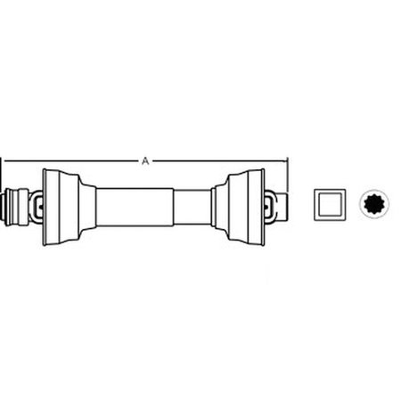 AFTERMARKET Domestic Shafts Complete A-14000600-AI